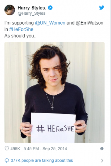 harry styles feminism clothes