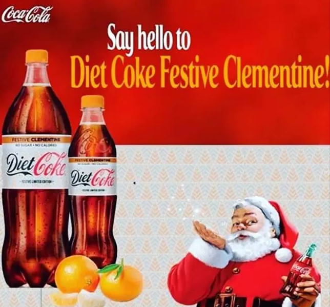 clementine Coca Cola Diet Coca Cola Christmas treat  clementine Coke 