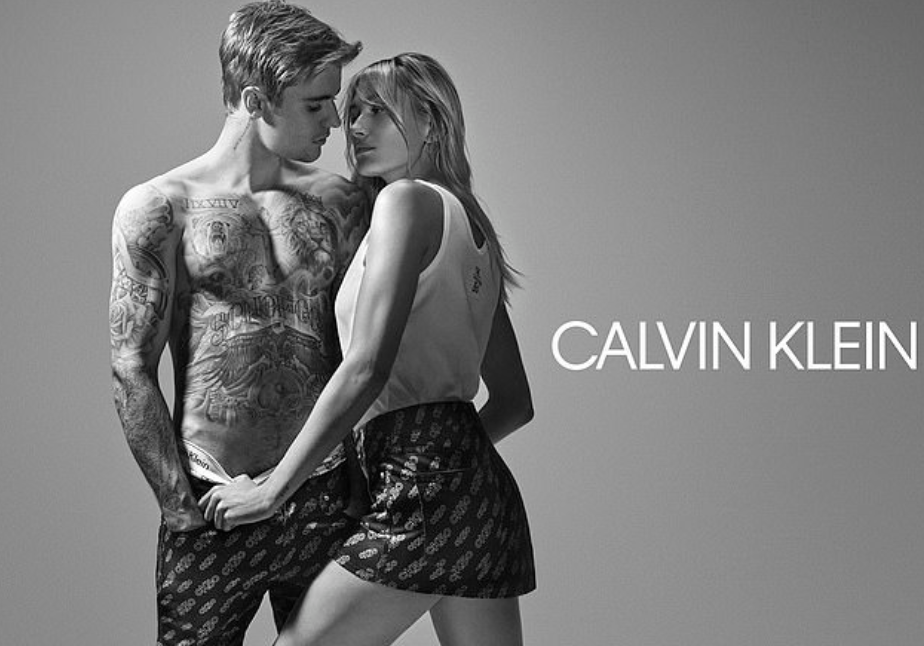 Hailey Baldwin and Justin Bieber   the Biebers CK Underwear Calvin Klein 